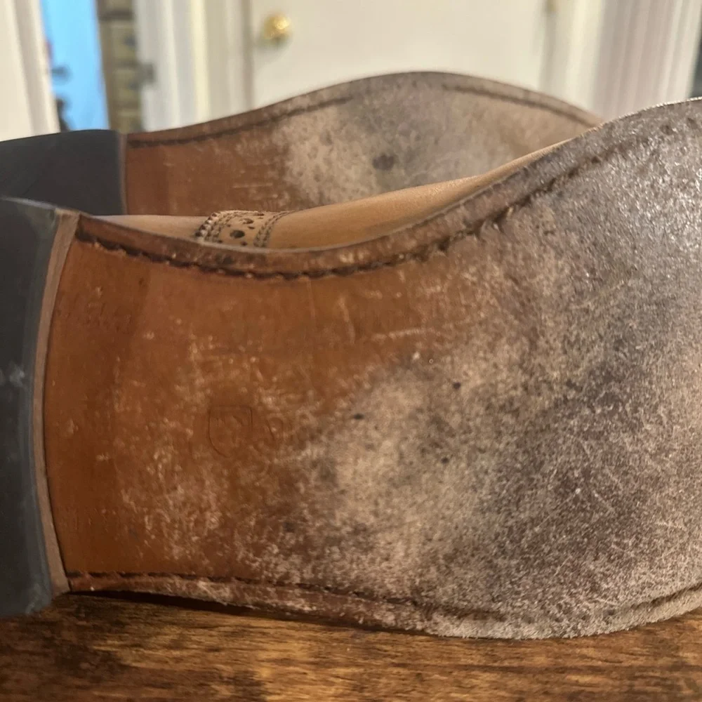 Allen Edmonds Two-Tone Brown Brogue Oxfords